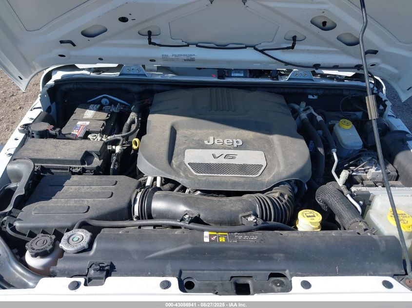 2017 Jeep Wrangler Unlimited Sport 4X4 VIN: 1C4BJWDG0HL750332 Lot: 43086941