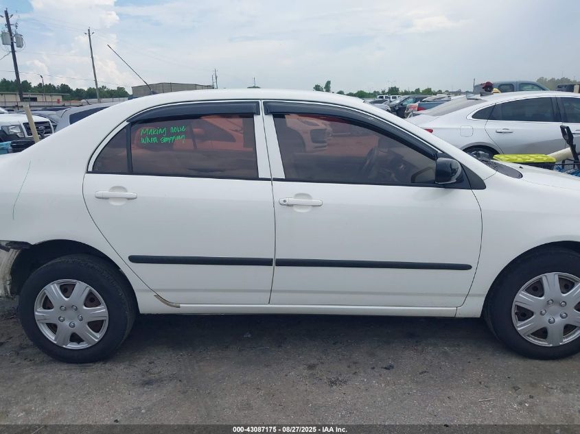 2004 Toyota Corolla Ce VIN: 2T1BR32E54C182833 Lot: 43087175