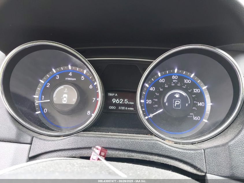 2013 Hyundai Sonata Gls VIN: 5NPEB4ACXDH616250 Lot: 43087477