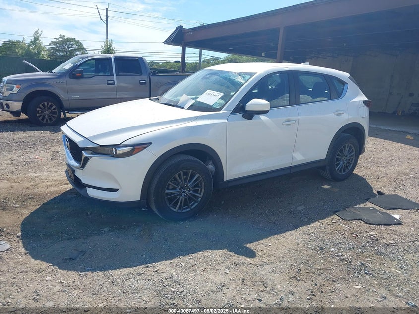 2019 Mazda Cx-5 2.5 Sport White Lot 111043087497 Vin JM3KFBBMXK1544304