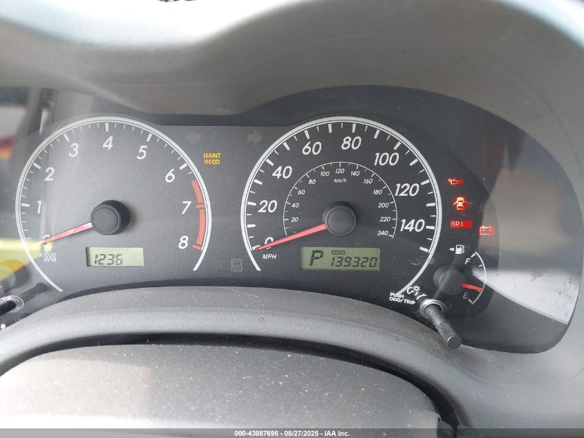 2009 Toyota Corolla VIN: 1NXBU40E59Z023775 Lot: 43087698