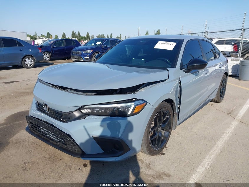 19XFL2H80NE002479 2022 HONDA CIVIC photo no. 2