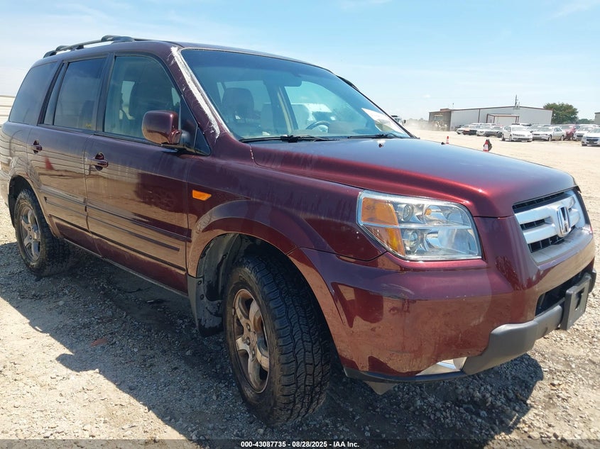 5FNYF18577B007546 2007 Honda Pilot Ex-L auction photo 1