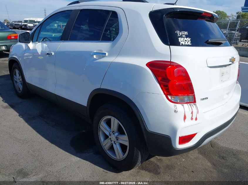 2020 Chevrolet Trax Fwd Lt VIN: KL7CJLSB3LB088283 Lot: 43087777