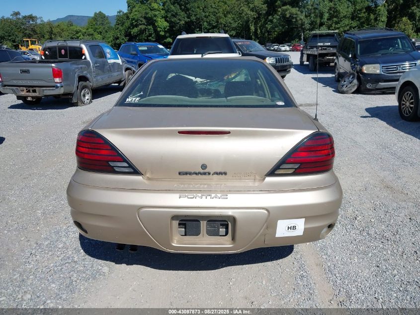 2003 Pontiac Grand Am Se1 VIN: 1G2NF52F03C251675 Lot: 43087873