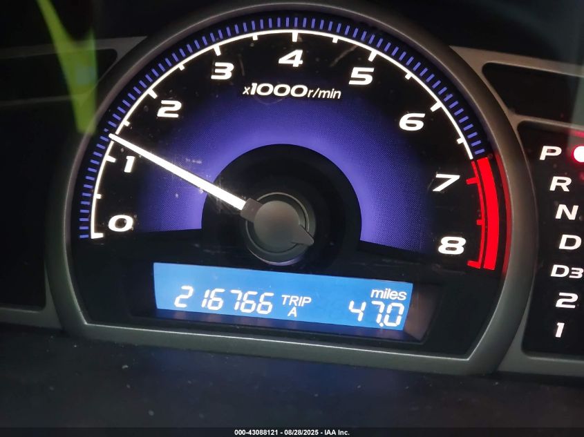 2009 Honda Civic Gx VIN: 1HGFA46549L000162 Lot: 43088121