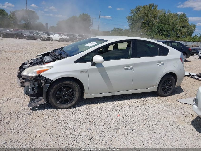 2012 Toyota Prius Two VIN: JTDKN3DU2C1529408 Lot: 43088203