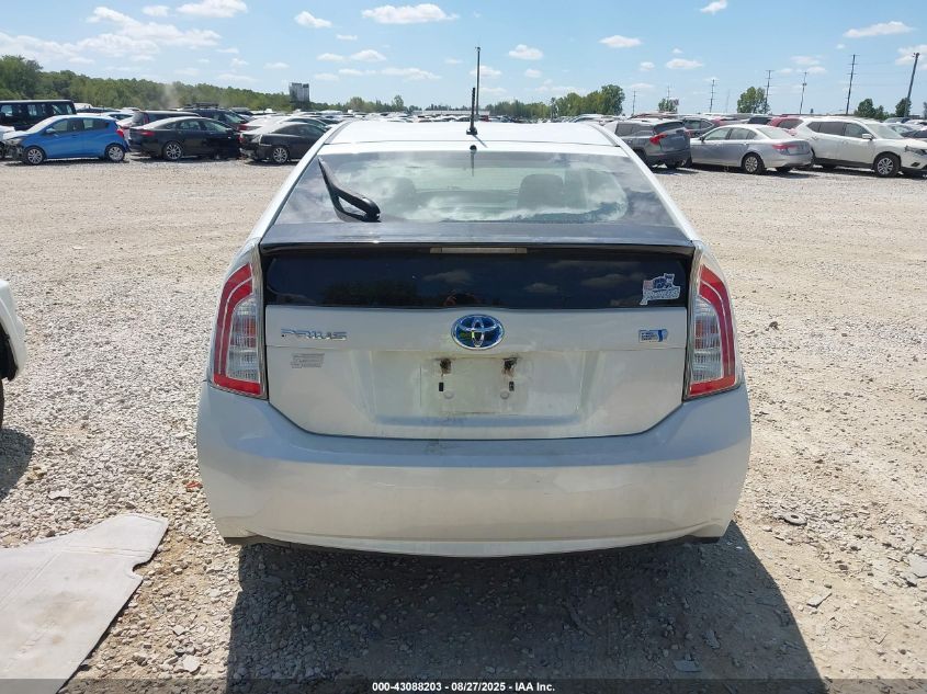 2012 Toyota Prius Two VIN: JTDKN3DU2C1529408 Lot: 43088203
