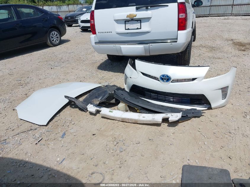 2012 Toyota Prius Two VIN: JTDKN3DU2C1529408 Lot: 43088203