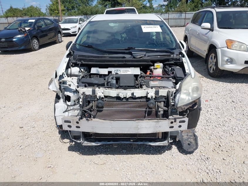 2012 Toyota Prius Two VIN: JTDKN3DU2C1529408 Lot: 43088203