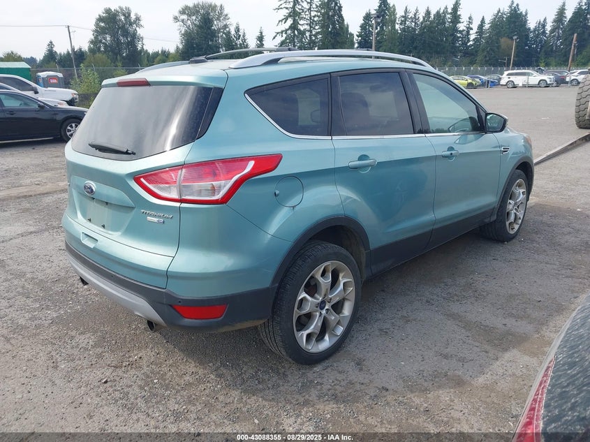 Vin: 1fmcu9j98duc71787, lot: 43582607, ford escape titanium 20134