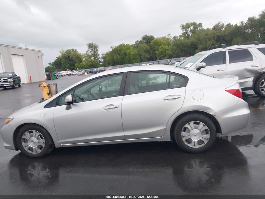 2012 Honda Civic Hybrid VIN: JHMFB4F29CS003443 Lot: 43088358