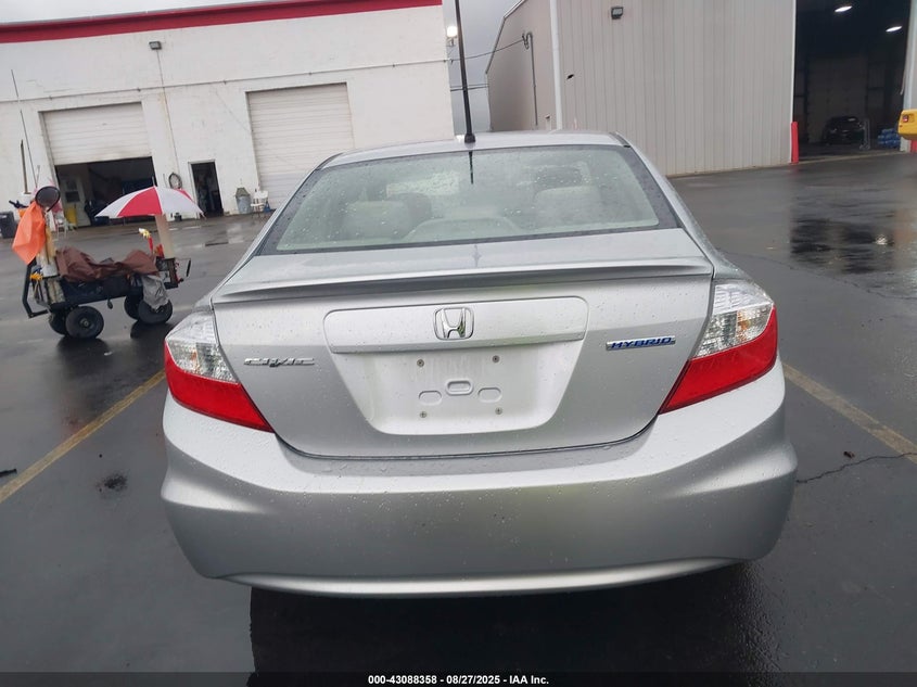 2012 Honda Civic Hybrid VIN: JHMFB4F29CS003443 Lot: 43088358