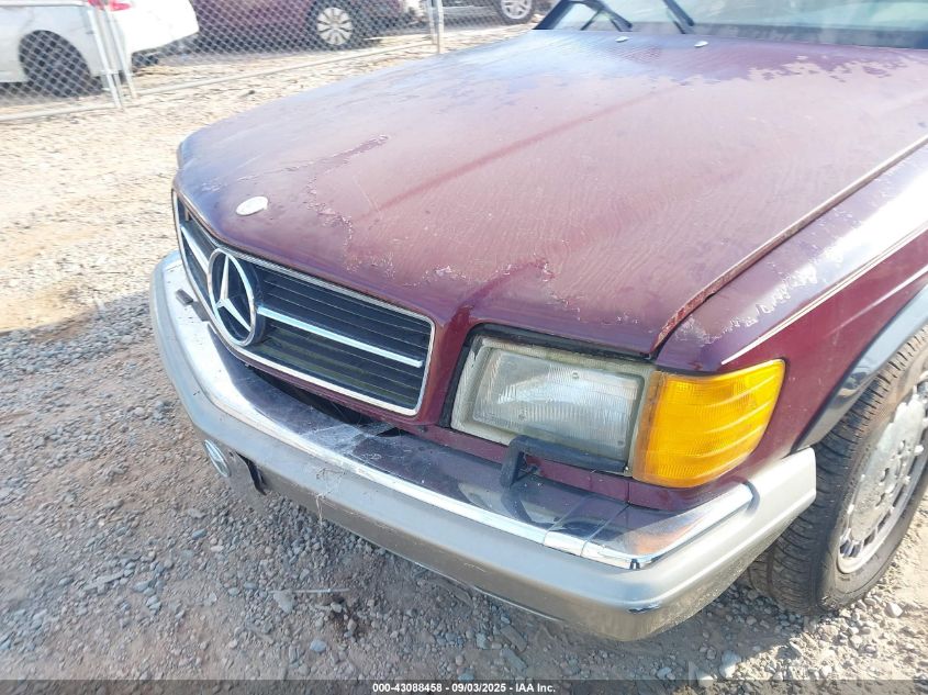 1986 Mercedes-Benz 560 Sec VIN: WDBCA45D5GA200646 Lot: 43088458