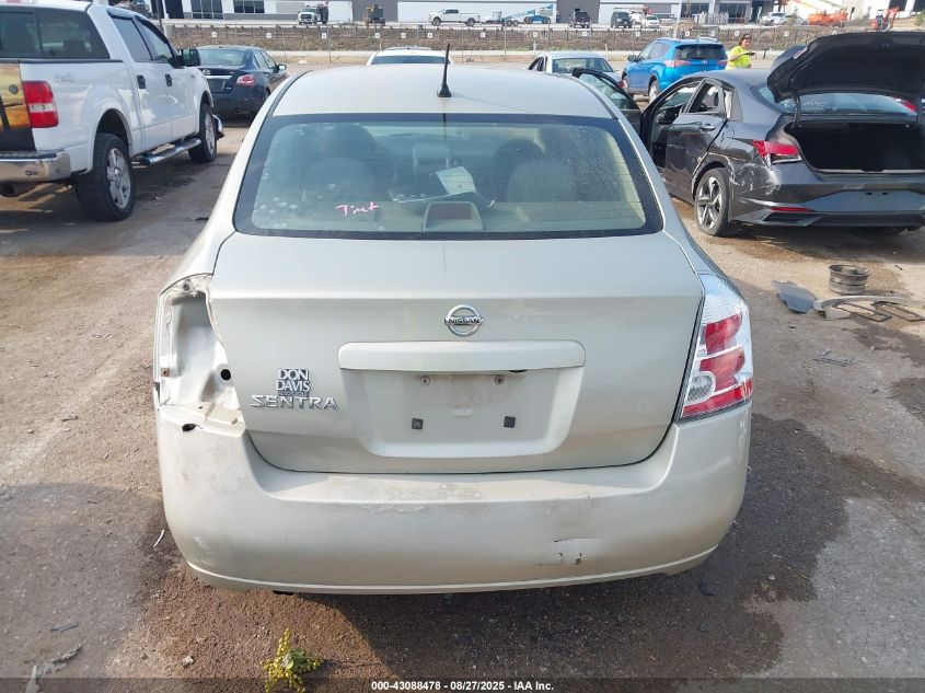 2008 Nissan Sentra 2.0S VIN: 3N1AB61E38L644055 Lot: 43088478