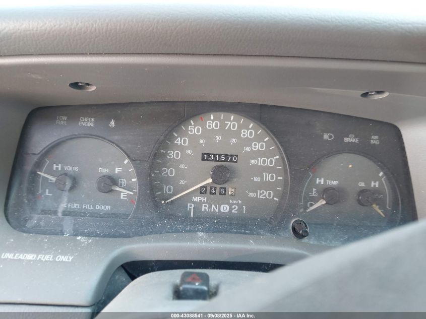 1995 Mercury Grand Marquis Gs VIN: 2MELM74W3SX611166 Lot: 43088541