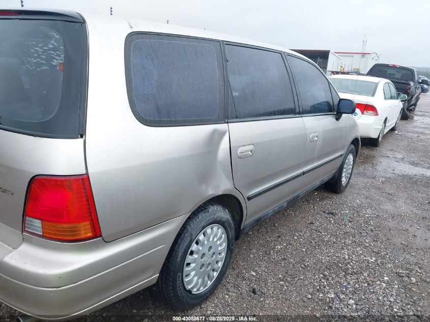 1997 Honda Odyssey Lx VIN: JHMRA1843VC020684 Lot: 43088677