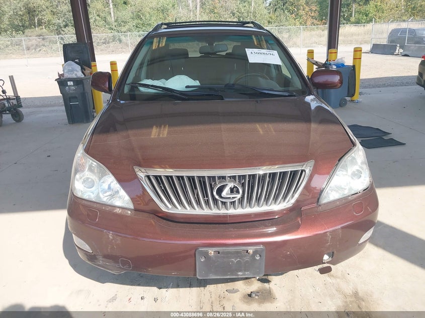 2008 Lexus Rx 350 VIN: JTJHK31U582041253 Lot: 43088696