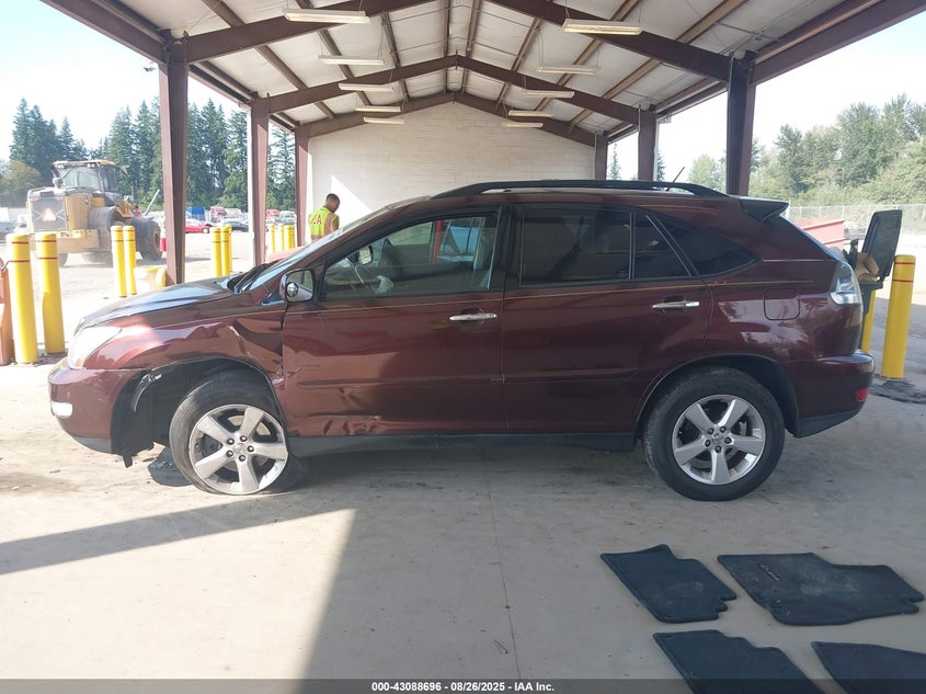 2008 Lexus Rx 350 VIN: JTJHK31U582041253 Lot: 43088696
