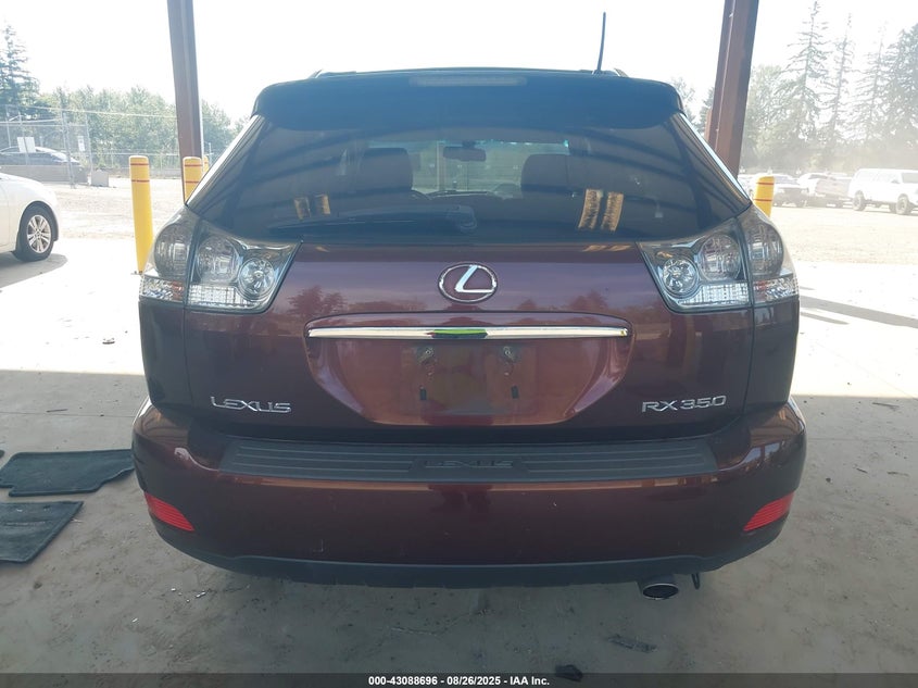 2008 Lexus Rx 350 VIN: JTJHK31U582041253 Lot: 43088696
