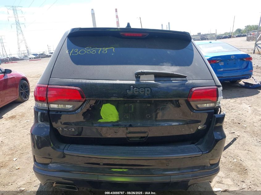 2018 Jeep Grand Cherokee High Altitude 4X4 VIN: 1C4RJFCGXJC258882 Lot: 43088787