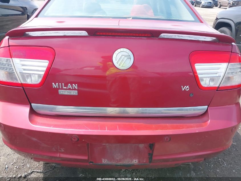 2009 Mercury Milan V6 Premier VIN: 3MEHM08129R603998 Lot: 43088802