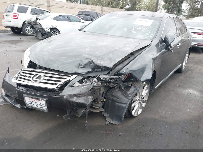 2011 Lexus Es 350 black sedan gasoline JTHBK1EG8B2447793 photo #3