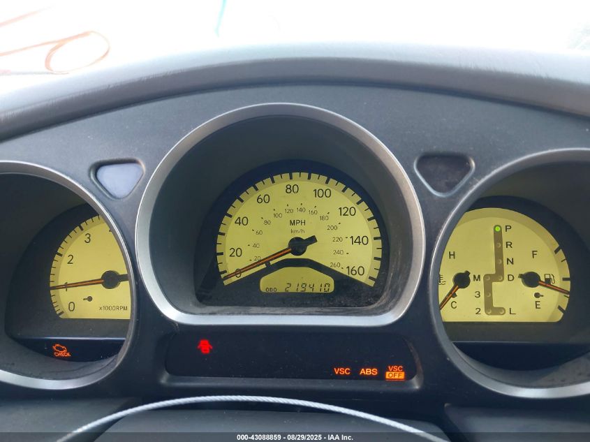 2003 Lexus Gs 300 VIN: JT8BD69S930191229 Lot: 43088859