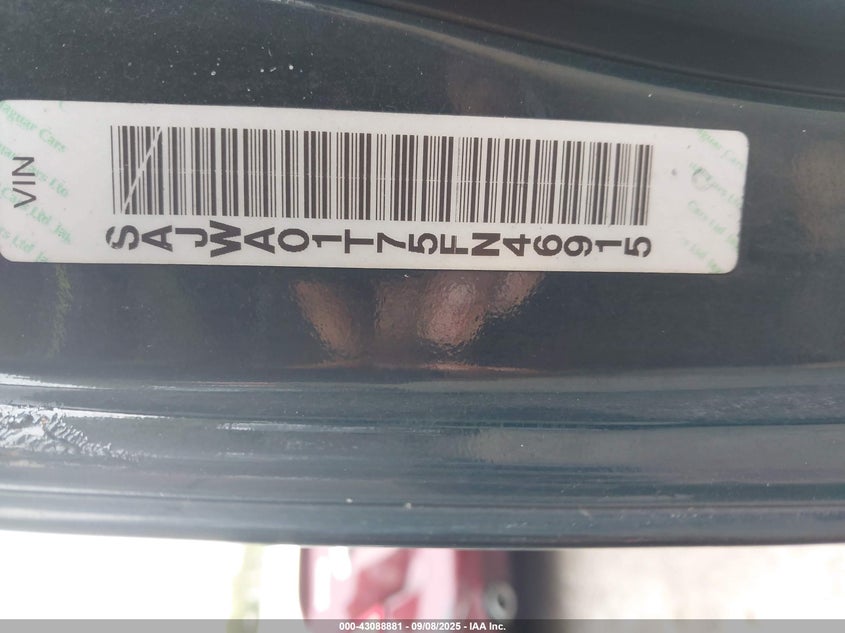 2005 Jaguar S-Type 3.0L V6 VIN: SAJWA01T75FN46915 Lot: 43088881