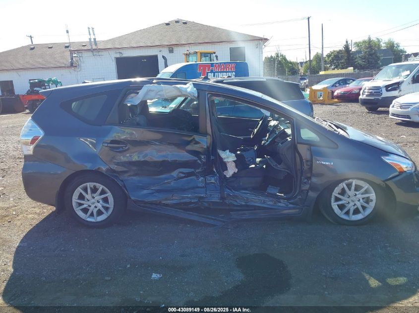 2012 Toyota Prius V Three VIN: JTDZN3EUXC3106898 Lot: 43089149