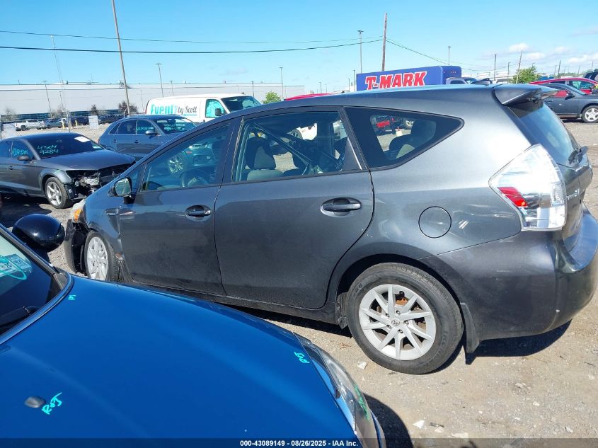 2012 Toyota Prius V Three VIN: JTDZN3EUXC3106898 Lot: 43089149