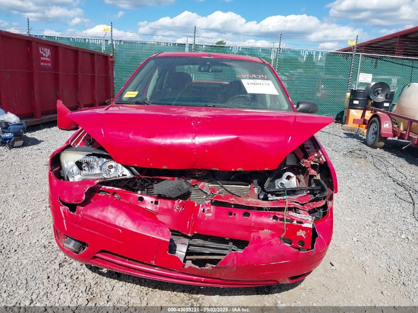 2006 Ford Focus Zx4 VIN: 1FAFP34N56W133961 Lot: 43089231