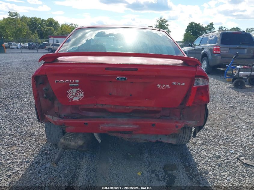 2006 Ford Focus Zx4 VIN: 1FAFP34N56W133961 Lot: 43089231