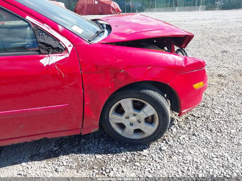 2006 Ford Focus Zx4 VIN: 1FAFP34N56W133961 Lot: 43089231