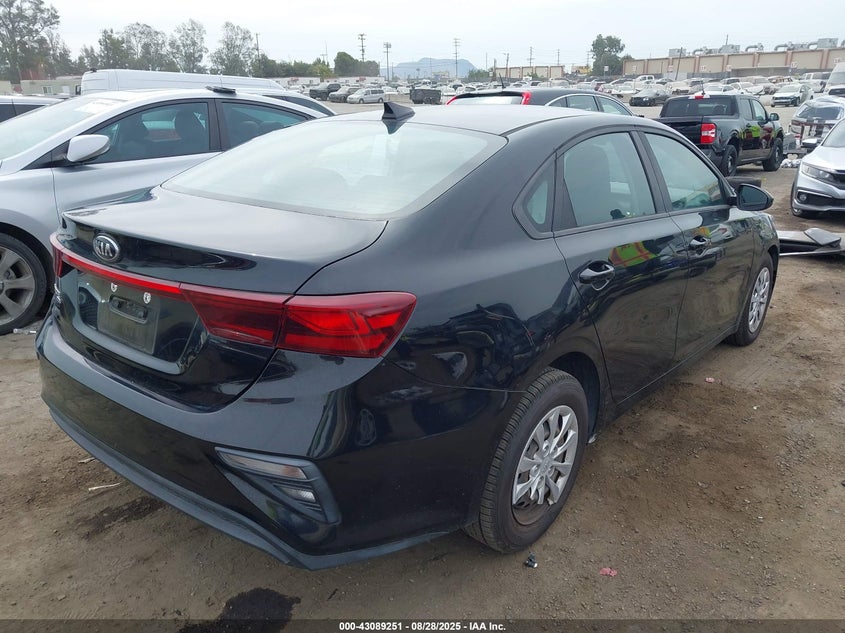 2019 Kia Forte 2.0 Fe Black Lot 111043089251 Vin 3KPF24AD5KE074005