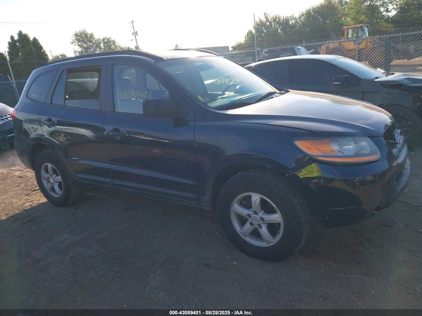 2008 Hyundai Santa Fe Gls VIN: 5NMSG13D98H182740 Lot: 43089401