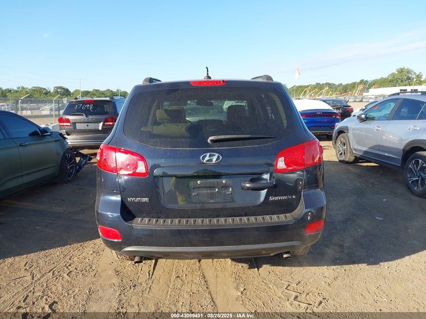 2008 Hyundai Santa Fe Gls VIN: 5NMSG13D98H182740 Lot: 43089401
