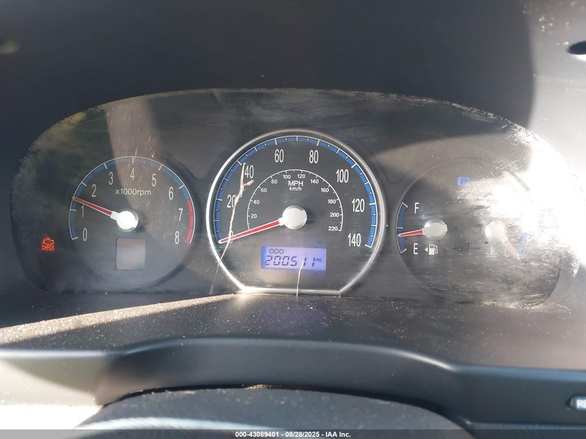 2008 Hyundai Santa Fe Gls VIN: 5NMSG13D98H182740 Lot: 43089401