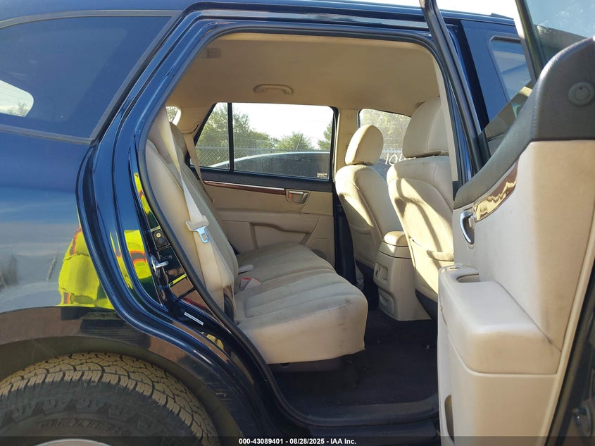 2008 Hyundai Santa Fe Gls VIN: 5NMSG13D98H182740 Lot: 43089401