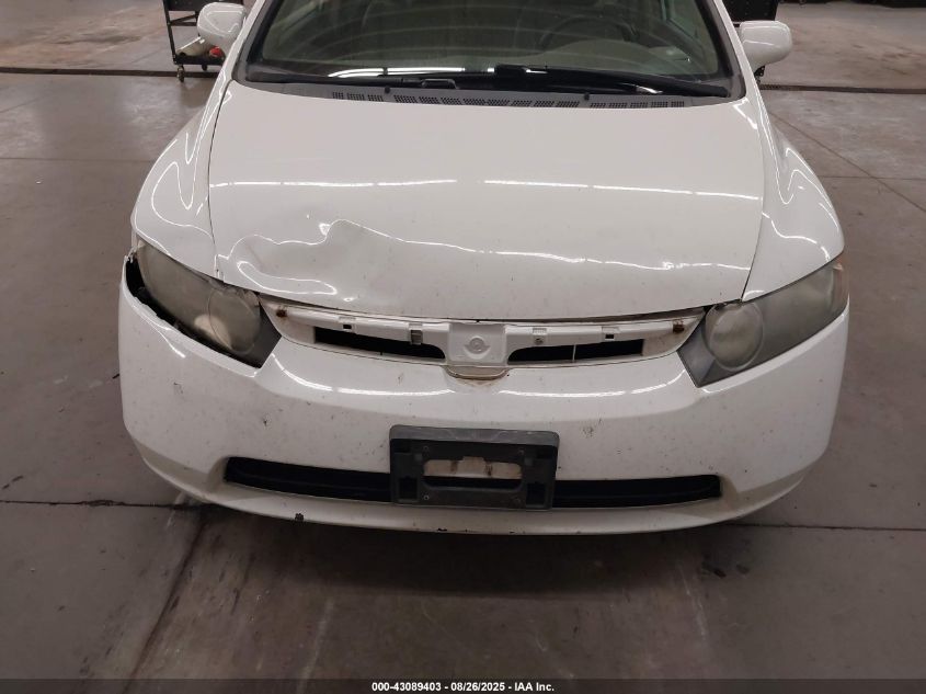 2007 Honda Civic Lx VIN: 1HGFA16547L121267 Lot: 43089403