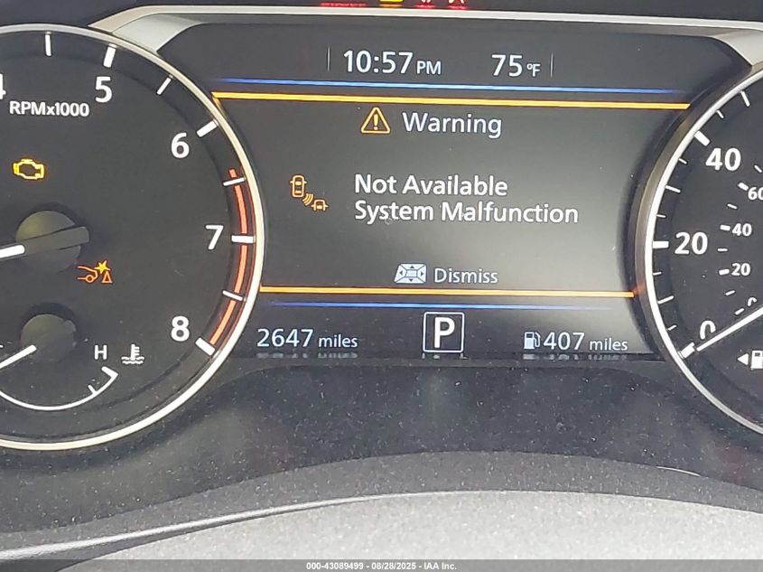 2025 Nissan Altima Sr Fwd VIN: 1N4BL4CV6SN383694 Lot: 43089499