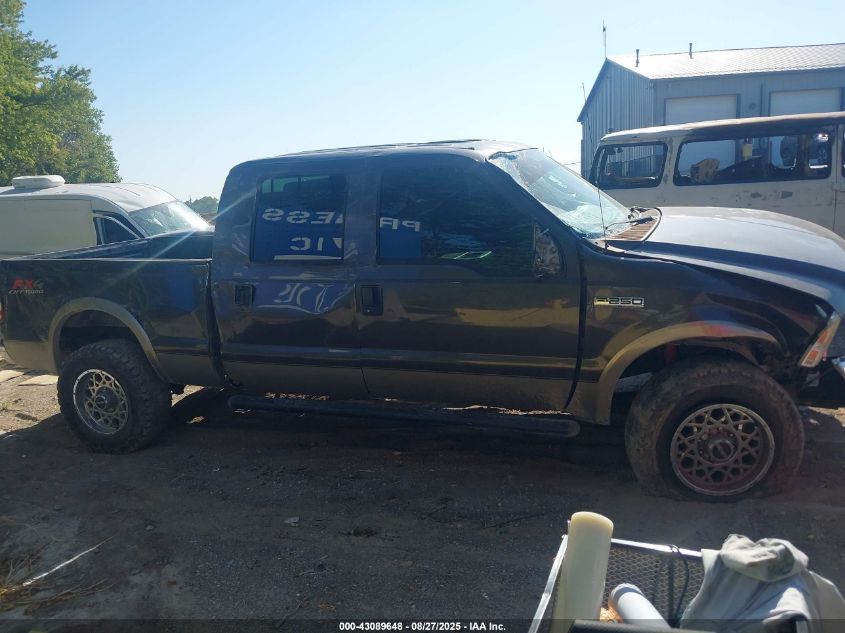 2005 Ford F-250 Lariat/Xl/Xlt VIN: 1FTSW21535EB93199 Lot: 43089648