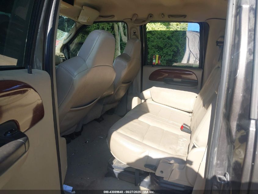 2005 Ford F-250 Lariat/Xl/Xlt VIN: 1FTSW21535EB93199 Lot: 43089648