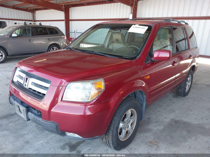 2HKYF18786H500377 2006 HONDA PILOT photo no. 2