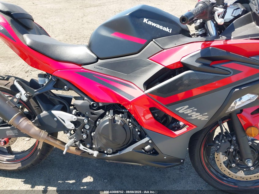 2025 Kawasaki Ex500 VIN: ML5EXGG11SDA60788 Lot: 43089752