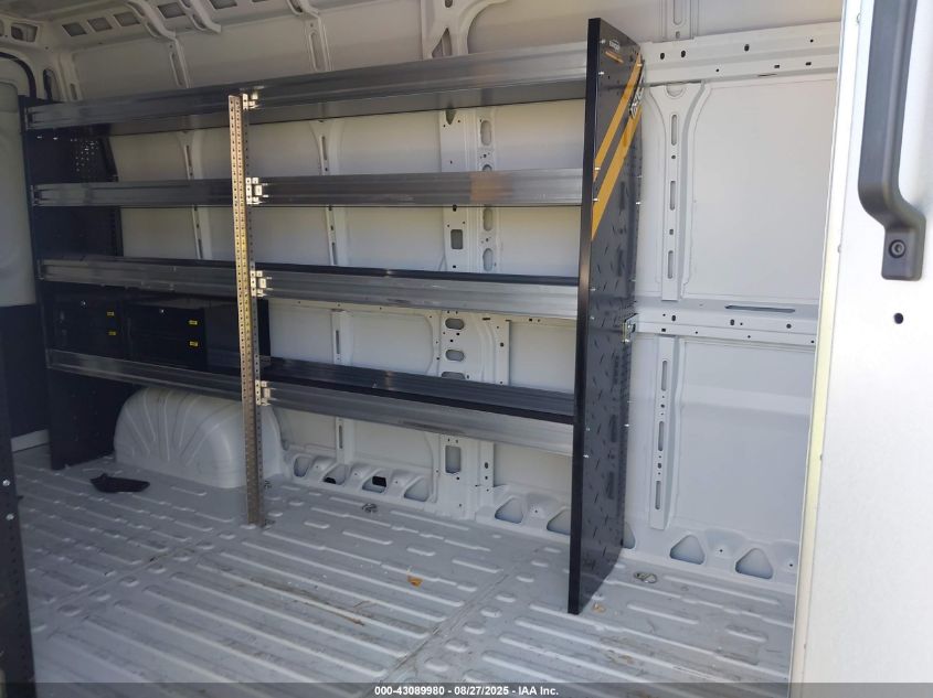 2025 Ram Promaster 2500 Tradesman High Roof 159 Wb W/Pass Seat VIN: 3C6LRVDG3SE531962 Lot: 43089980