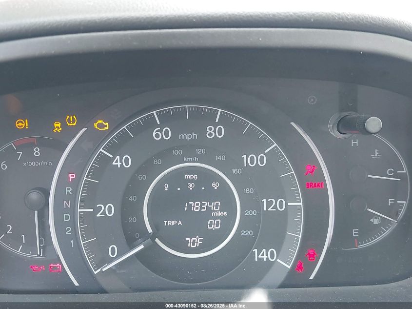 2012 Honda Cr-V Ex-L VIN: 2HKRM4H7XCH630524 Lot: 43090152