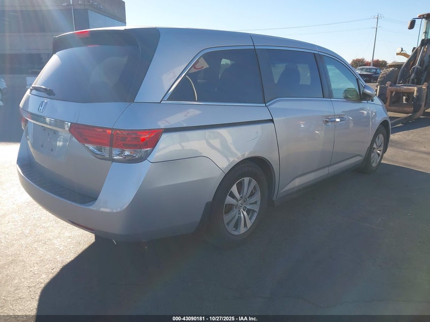 Vin: 5fnrl5h40fb077920, lot: 43584433, honda odyssey ex 20154