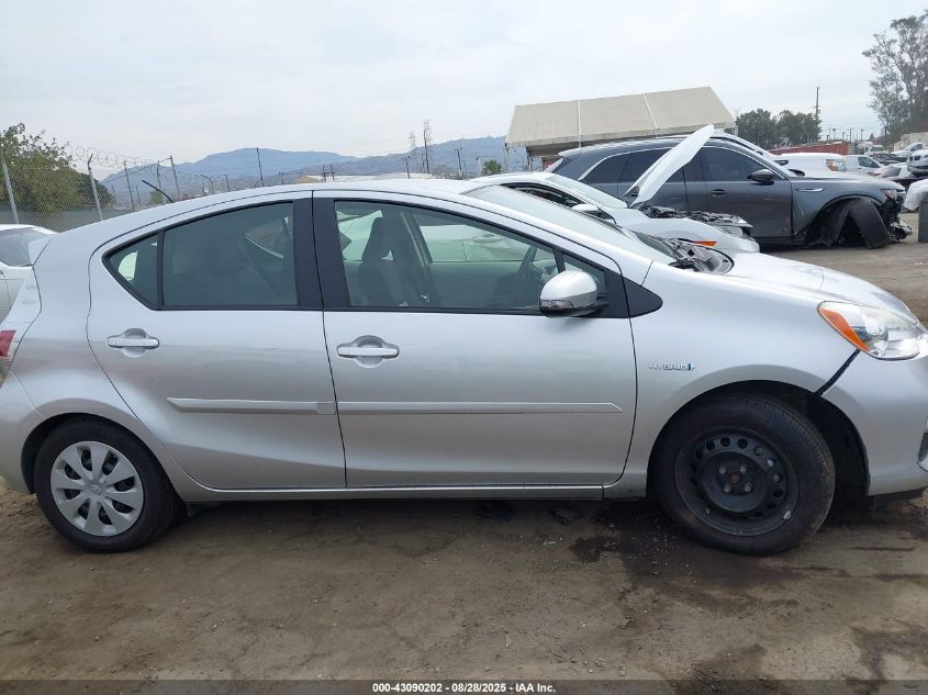 2012 Toyota Prius C Three VIN: JTDKDTB35C1016800 Lot: 43090202