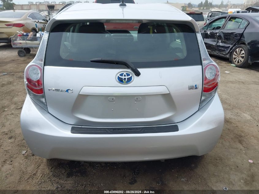 2012 Toyota Prius C Three VIN: JTDKDTB35C1016800 Lot: 43090202